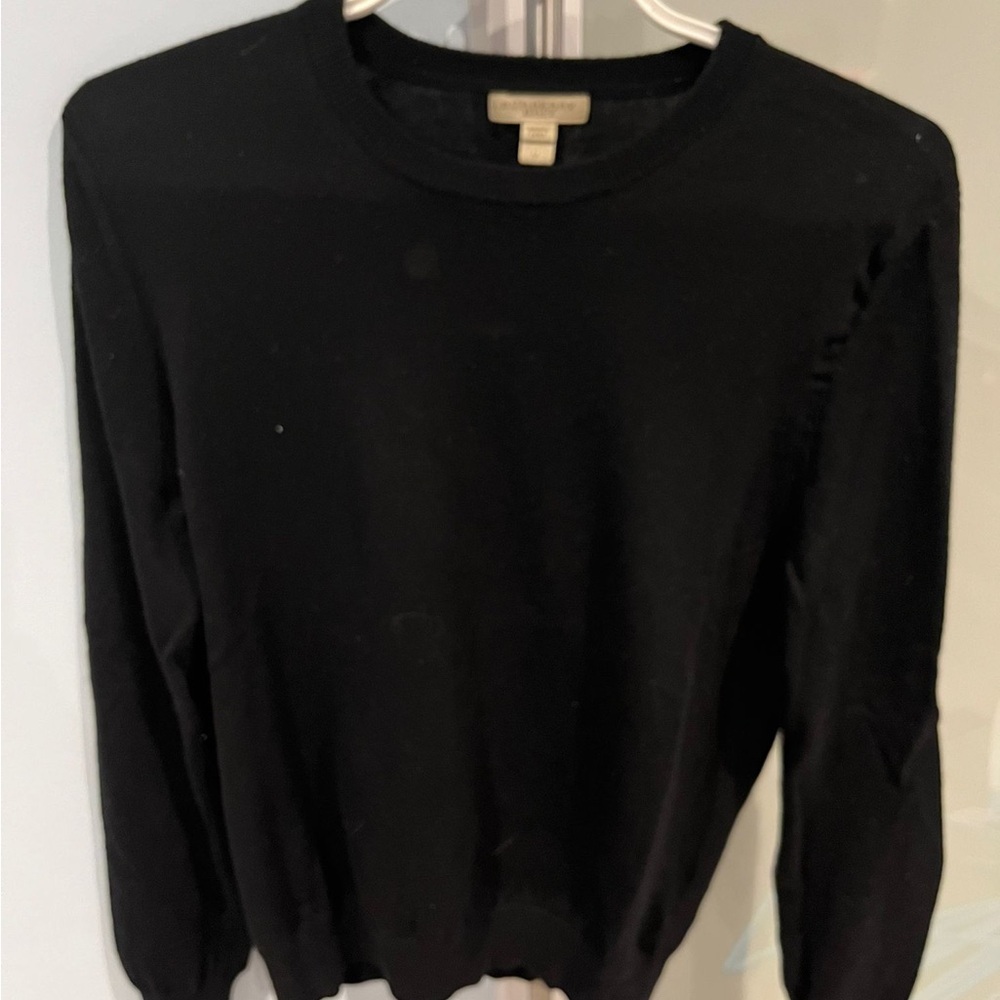 Burberry Black Crewneck Sweater